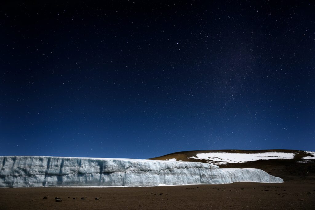 Glacier in Mount Kilimanjaro-Mado Tours Africa